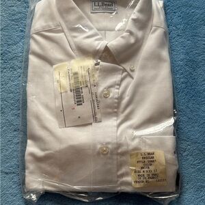 L.L. Bean Men's White Dress Shirt